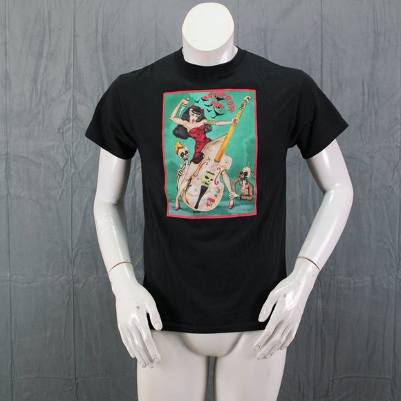 Horror Pops Shirt - Patrica Day and Zombie Graphics - Men's Small - Picture 3 of 7